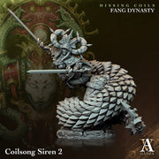 Naga Guardian, Halfblood Yuan-ti | 28mm, 32mm,54mm,75mm,100mm Scales | Dungeons and Dragons 5e figure | Pathfinder | Archvillain Games - Only-Games