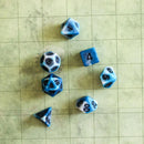 Archaic Dark Blue Dice Set