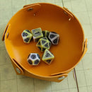Archaic Dark Yellow Green Dice Set
