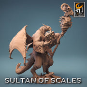 Dragonborn Wizard Necromancer Sorcerer D&D,  Unpainted Miniature | 28mm, 32mm,54mm,75mm,100mm Scales | Dungeons and Dragons | Pathfinder | - Only-Games