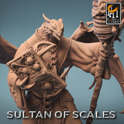 Dragonborn Wizard Necromancer Sorcerer D&D,  Unpainted Miniature | 28mm, 32mm,54mm,75mm,100mm Scales | Dungeons and Dragons | Pathfinder | - Only-Games