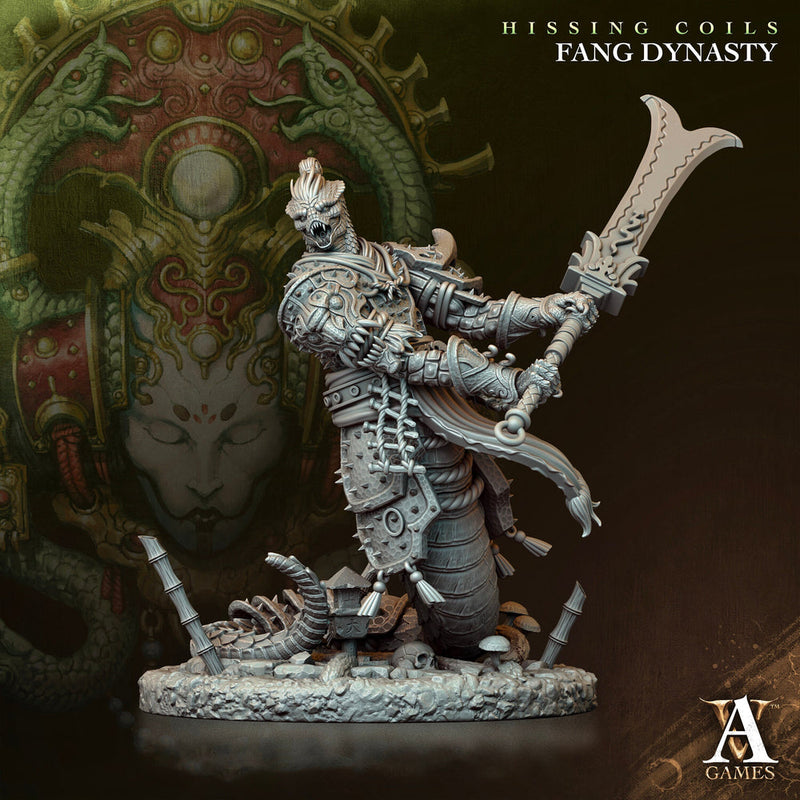 Yuan-ti Halfblood  Malison D&D 5e | 28mm, 32mm,54mm,75mm,100mm Scales | Dungeons and Dragons 5e figure | Pathfinder | Archvillain Games - Only-Games
