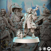 Halfling Rogue Adventurer PC NPC | Resin Miniature | Dungeons and Dragons | 28mm,32mm.54mm,75mm Scales | Pathfinder | Thief mini DnD || - Only-Games