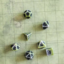 Archaic Dark Yellow Green Dice Set