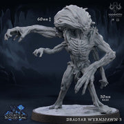 Draegloth hybrids Drow/Glabrezu Demon l 28mm, 32 mm,54mm,75mm Scale | Resin Mini | Dungeons and Dragons |Pathfinder D&D 5e | Mammoth Factory - Only-Games
