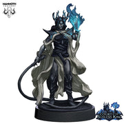 Female Dark Elf Priestess Cleric NPC D&D 5e Unpainted | 28mm, 32mm, 50mm,75mm,100mm | Dungeons and Dragons | Pathfinder | Mammoth Factory - Only-Games