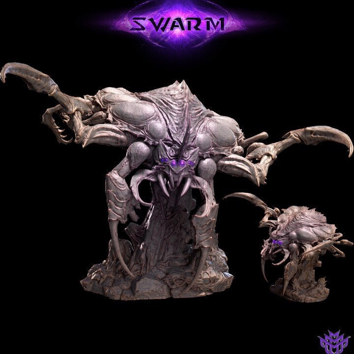 Insectoid Lingering Mass Sci-Fi or D&D miniature | Base Size: 40mm, 50mm,60mm, 75mm | Dungeons and Dragons | Pathfinder |Mini Monster Mayhem - Only-Games