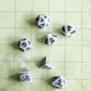 Archaic Light Grey Dice Set