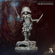 Rogue Phantom, Assassin, Swashbuckler | 28mm,32mm,54mm,75mm,100mm Scale | Dungeons and Dragons Miniature Figurine D&D 5e | Archvillain Games - Only-Games