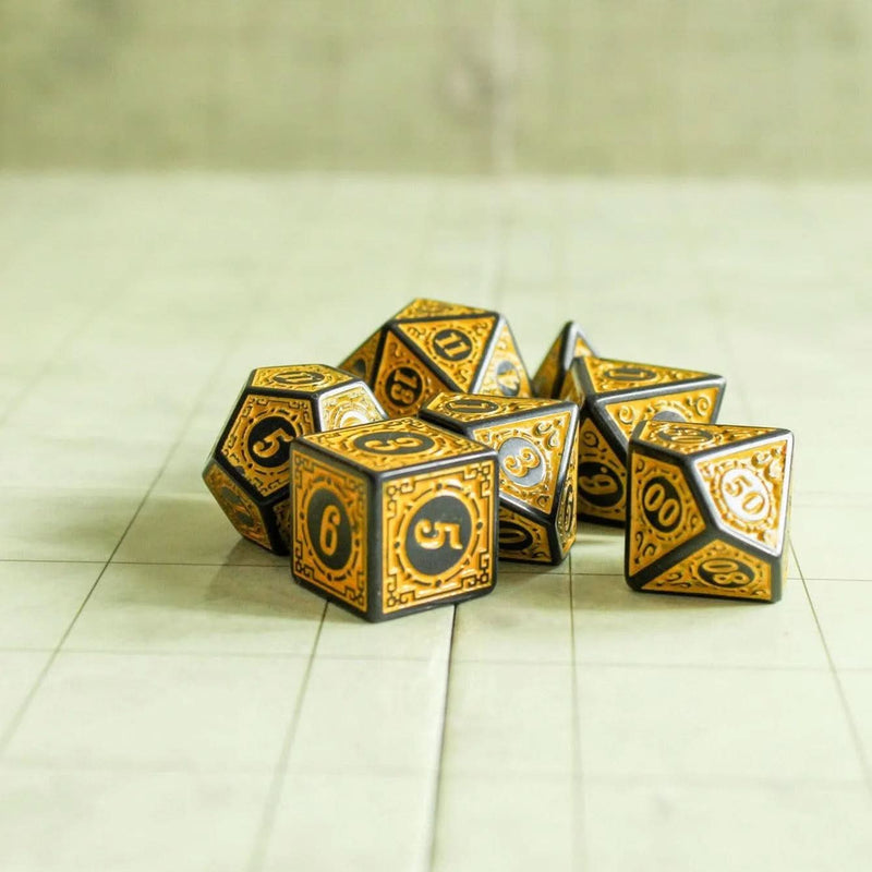 Yellow Zoltar Dice Set - Only-Games
