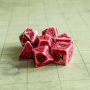 Archaic Light Red Dice Set