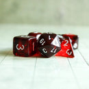Red Smoke Dice Set