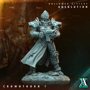 Sci-Fi Miniature Crownthorn Hallowed Sisters Absolution | 28mm,32mm, 54mm, 75mm,100mm Scales | Resin Mini | Archvillain Games - Only-Games
