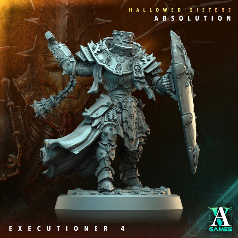 Sci-Fi Miniature Crownthorn Hallowed Sisters Absolution | 28mm,32mm, 54mm, 75mm,100mm Scales | Resin Mini | Archvillain Games - Only-Games