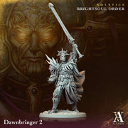 Goliath Paladin Cleric Fighter Knight Unpainted Miniature | 5 Sizes /Scales | Dungeons and Dragons | Pathfinder - Only-Games