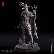 Human Rogue Thief Assassin | 28mm, 32mm, 54mm, 75mm, 100mm Scale Resin Miniature | Dungeons and Dragons | Flesh of Gods - Only-Games