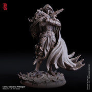Human Gunslinger Fighter Rogue PC NPC | 28mm, 32mm,54mm,75mm,100mm Scales | Player Character D&D5e Pathfinder Figurine |Flesh of Gods - Only-Games
