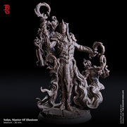 Wizard Illusionist, Warlock, Sorcerer PC NPC | 28mm, 32mm,54mm, 75mm, 100mm Scale Resin Miniature | Dungeons and Dragons | Flesh of Gods - Only-Games