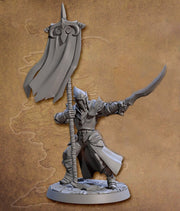 Elf Ranger Fighter Sharpshooter Bow | 28mm, 32mm, 54mm,75mm,100mm Scale Resin Miniature Dungeons and Dragons D&D Pathfinder | Artisan Guild - Only-Games