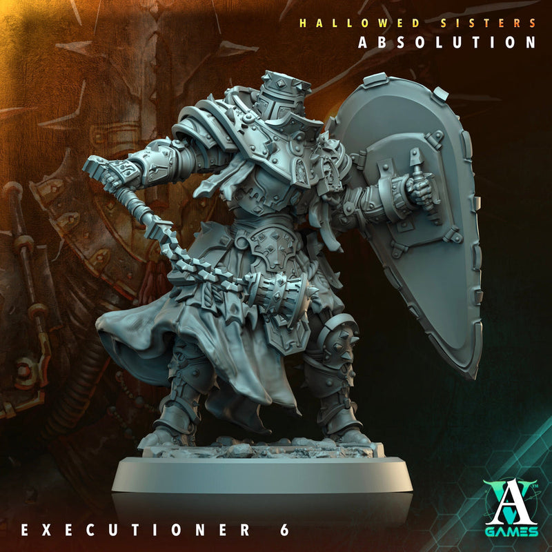 Sci-Fi Miniature Crownthorn Hallowed Sisters Absolution | 28mm,32mm, 54mm, 75mm,100mm Scales | Resin Mini | Archvillain Games - Only-Games
