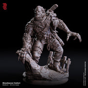 Bugbear Rogue Fighter Barbarian PC NPC | 28mm,32mm,54mm,75mm,100mm Scales | Player Character D&D 5e Pathfinder Figurine | Flesh of Gods - Only-Games