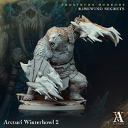 Frostburn Bear Vanguard | Archvillain Games | DnD RPG Role Playing Game | Pathfinder | Figure for Painting | Resin | Dungeons and Dragons | - Only-Games