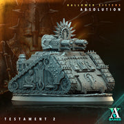 Sci-Fi Miniature Transport Vehicle Hallowed Sisters Absolution | 28mm/32mm Scale, 120mm x 90mm Oval BASE | Resin Mini | Archvillain Games - Only-Games