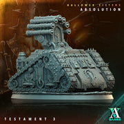 Sci-Fi Miniature Transport Vehicle Hallowed Sisters Absolution | 28mm/32mm Scale, 120mm x 90mm Oval BASE | Resin Mini | Archvillain Games - Only-Games