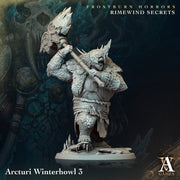 Frostburn Bear Vanguard | Archvillain Games | DnD RPG Role Playing Game | Pathfinder | Figure for Painting | Resin | Dungeons and Dragons | - Only-Games