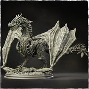 Chromatic Dragon (4 sizes) D&D Miniature |  250mm Long,  225mm Wing Span | Resin Dragon Statue | Figurine | Dungeons and Dragons 5e - Only-Games