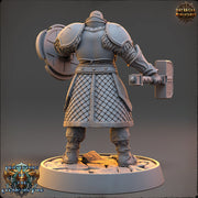 Life Domain Cleric, Paladin PC /NPC Unpainted | 28mm,32mm,54mm,75mm,100mm Scales | Dungeons and Dragons | Pathfinder | Daybreak Miniatures - Only-Games