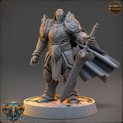 Oath of the Conquest Paladin, Cleric  | 28mm, 32mm, 54mm, 75mm Scales | 100mm Tall | Dungeons and Dragons | Pathfinder | Daybreak Miniatures - Only-Games