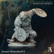 Frostburn Bear Vanguard | Archvillain Games | DnD RPG Role Playing Game | Pathfinder | Figure for Painting | Resin | Dungeons and Dragons | - Only-Games