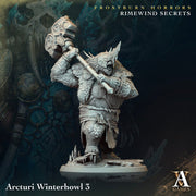 Frostburn Bear Vanguard | Archvillain Games | DnD RPG Role Playing Game | Pathfinder | Figure for Painting | Resin | Dungeons and Dragons | - Only-Games