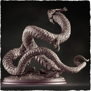 Asian Dragon Wingless (4 sizes) D&D  Miniature | 110mm High | Resin Dragon Statue | Figurine | Dungeons and Dragons 5e - Only-Games