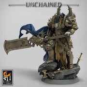 Oathbreaker Paladin Chaos Knight Unpainted | 28mm, 32mm Scales | 54mm & 75mm | Dungeons and Dragons | Pathfinder | OLAF| Lord Of the Print - Only-Games