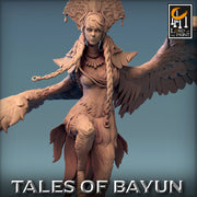 Harpy Winged Monstrosity | 28mm,32mm,54mm,75mm,100mm Scale Resin Mini | Dungeons and Dragons D&D 5e Pathfinder | Lord of the Print - Only-Games
