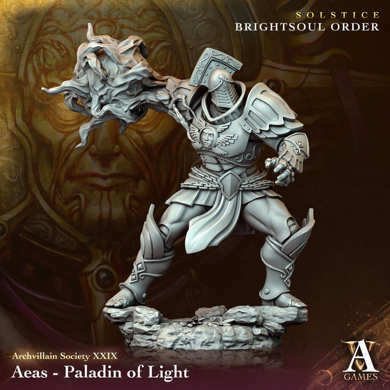 Human Male War Domain Cleric, Oath of devotion Paladin, Fighter | 28mm, 32mm,54mm, 75mm, 100mm Scales | Dungeons and Dragons | Pathfinder | - Only-Games
