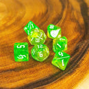 Lime Green Fog  Dice