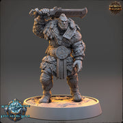 Viking Human Ranger Barbarian Fighter PC NPC | 28mm, 32mm,54mm, 75mm, 100mm Scales | Dungeons and Dragons | Pathfinder | Daybreak Miniatures - Only-Games