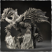 Spiked Flying Dragon Beast (4 sizes) D&D  Miniature |  Young, Adult, Huge, Gargantuan | Resin Statue | Figurine | Dungeons and Dragons 5e - Only-Games
