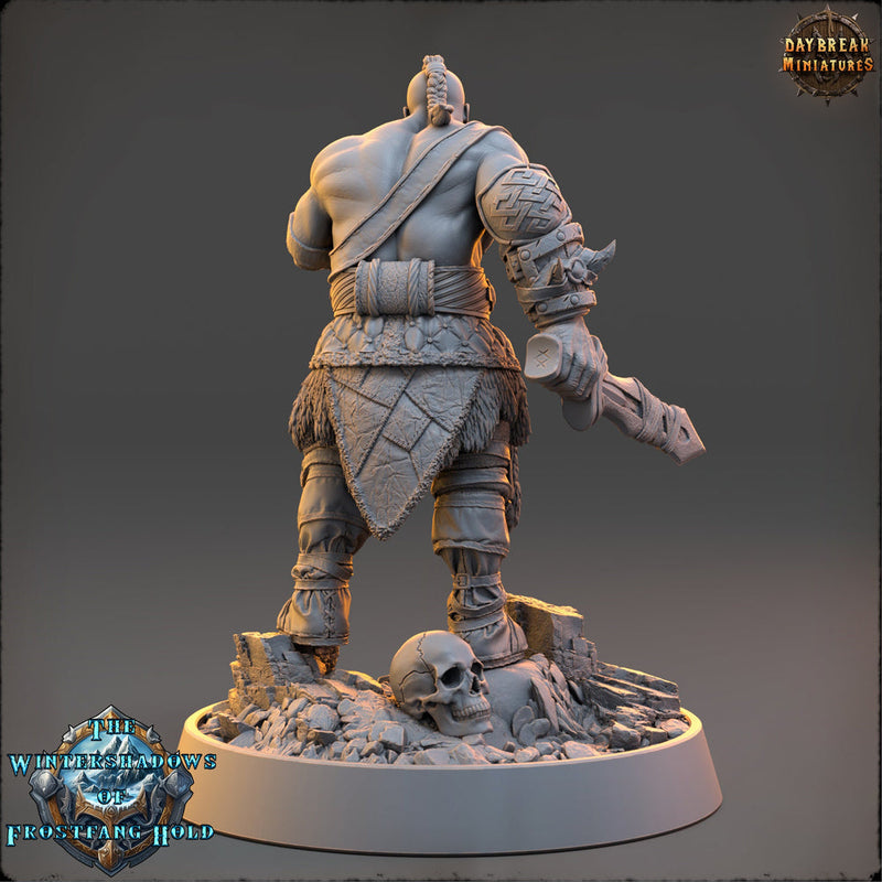 Viking Human Ranger Barbarian Fighter PC NPC | 28mm, 32mm,54mm, 75mm, 100mm Scales | Dungeons and Dragons | Pathfinder | Daybreak Miniatures - Only-Games