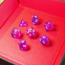 Fog Pink Violet Glitter Dice