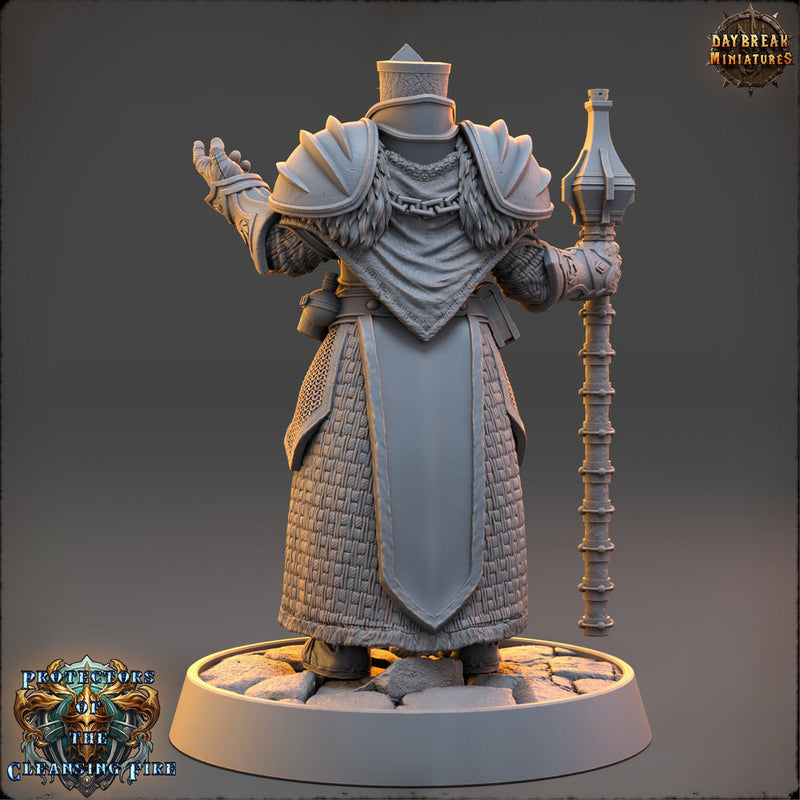 Arcana Domain Cleric, Paladin PC /NPC Unpainted | 28mm,32mm,54mm,75mm,100mm Scales | Dungeons and Dragons | Pathfinder | Daybreak Miniatures - Only-Games