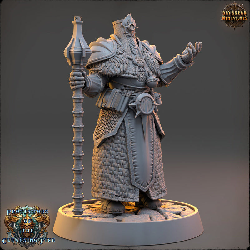 Arcana Domain Cleric, Paladin PC /NPC Unpainted | 28mm,32mm,54mm,75mm,100mm Scales | Dungeons and Dragons | Pathfinder | Daybreak Miniatures - Only-Games