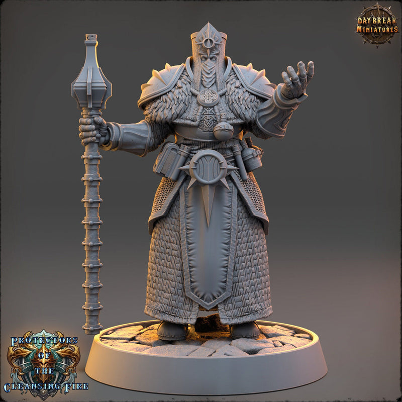 Arcana Domain Cleric, Paladin PC /NPC Unpainted | 28mm,32mm,54mm,75mm,100mm Scales | Dungeons and Dragons | Pathfinder | Daybreak Miniatures - Only-Games