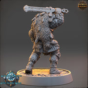 Viking Human Ranger Barbarian Fighter PC NPC | 28mm, 32mm,54mm, 75mm, 100mm Scales | Dungeons and Dragons | Pathfinder | Daybreak Miniatures - Only-Games