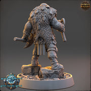 Viking Human Ranger Barbarian Fighter PC NPC | 28mm, 32mm,54mm, 75mm, 100mm Scales | Dungeons and Dragons | Pathfinder | Daybreak Miniatures - Only-Games
