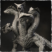 HYDRA 5 heads (2 sizes 28mm, 32mm Scale) D&D  Miniature |  140mm High, 200mm Long,   | Resin Hydra Statue Figurine | Dungeons and Dragons 5e - Only-Games