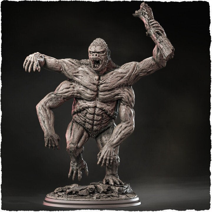 Girallon (3 sizes available) Miniature | 28mm ,32mm, 75mm Scale | Pathfinder Figure | DnD 5E | Figurine unpainted | Dungeons & Dragons 5e - Only-Games